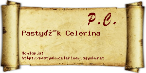 Pastyák Celerina névjegykártya